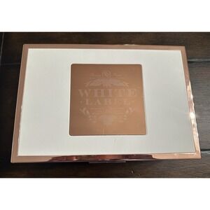 Rocky Patel White Label‎ Cigar Box - Leather with Rose Gold Hardware